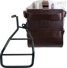 Unit Garage Carrying system in aluminum with adjustable leather front, Quick Release System and frame Sportster S 1250 | U085-U000-3320DX