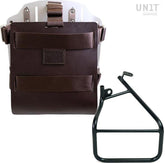 Unit Garage Carrying system in aluminum with adjustable leather front, Quick Release System and frame Sportster S 1250 | U085-U000-3320SX