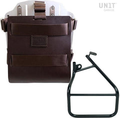Unit Garage Carrying system in aluminum with adjustable leather front, Quick Release System and frame Sportster S 1250 | U085-U000-3320SX