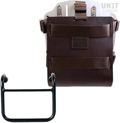 Unit Garage Carrying system in aluminum with adjustable leather front, Quick Release System and frame | U085-U000-3400