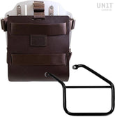 Unit Garage Carrying system in aluminum with adjustable leather front, Quick Release System and frame | U085-U000-3500SX