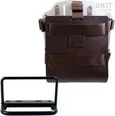 Unit Garage Carrying system in aluminum with adjustable leather front, Quick Release System and frame | U085-U000-3800