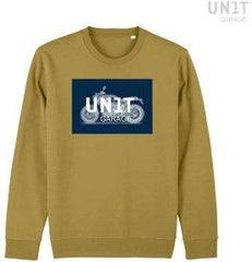 Unit Garage Pioneer Olive oil sweatshirt, Size XXL | U105-xxl