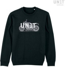 Unit Garage Pioneer Carbon black sweatshirt, Size L | U106-l