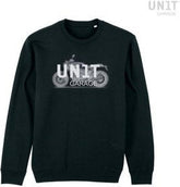 Unit Garage Pioneer Carbon black sweatshirt, Size M | U106-m