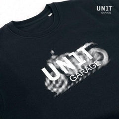 Unit Garage Pioneer Carbon black sweatshirt, Size XXL | U106-xxl