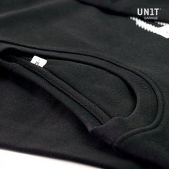 Unit Garage Pioneer Carbon black sweatshirt, Size XXL | U106-xxl