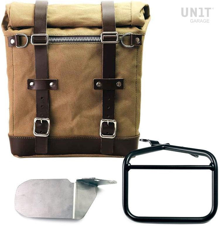 Unit Garage Canvas Side Pannier Scram 22L-30L + Right subframe Ducati Scrambler | U201-1007DX