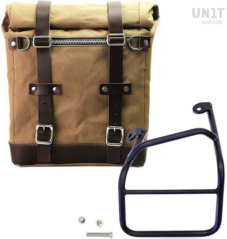 Unit Garage Canvas Side Pannier Scram 22L-30L + Left subframe Ducati Scrambler 1100 | U201-1010SX