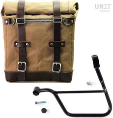 Unit Garage Canvas Side Pannier Scram 22L-30L + Left Subframe Triumph T100 (2017 until now) | U201-1011SX
