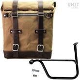 Unit Garage Canvas Side Pannier Scram 22L-30L + Left Subframe Triumph Thruxton & Thruxton R 1200 (2016 until now) | U201-1020SX