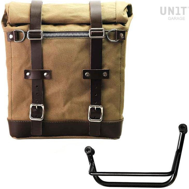 Unit Garage Canvas Side Pannier Scram 22L-30L + Left Subframe Guzzi V85 TT | U201-2251SX