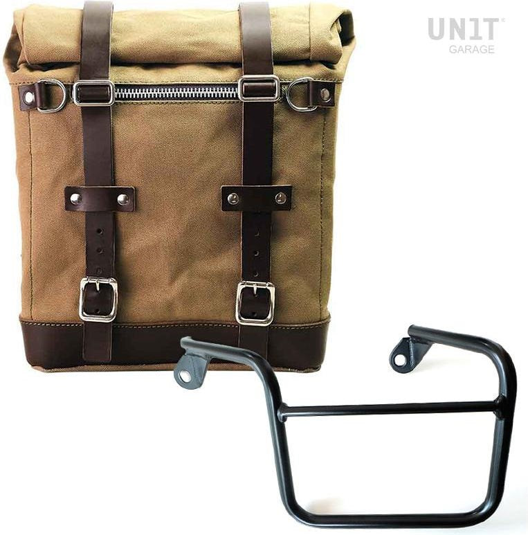 Unit Garage Canvas Side Pannier Scram 22L-30L + Left Subframe Mash | U201-2600SX
