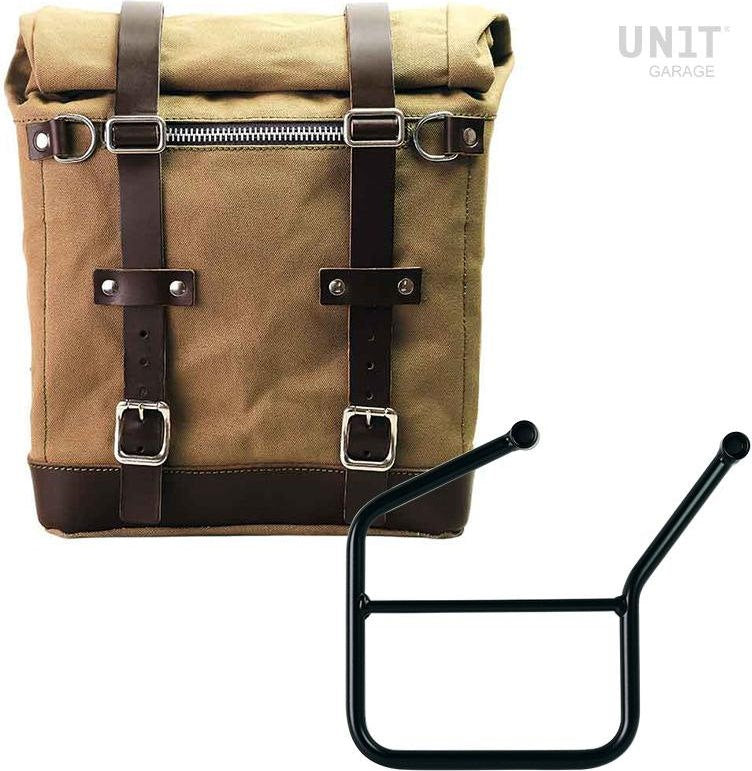 Unit Garage Canvas Side Pannier Scram 22L-30L + Left Subframe HUSQVARNA | U201-3007SX