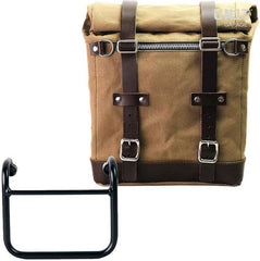 Unit Garage Canvas Side Pannier Scram 22L-30L + Subframe R18 for Straight pipe exhaust | U201-3400