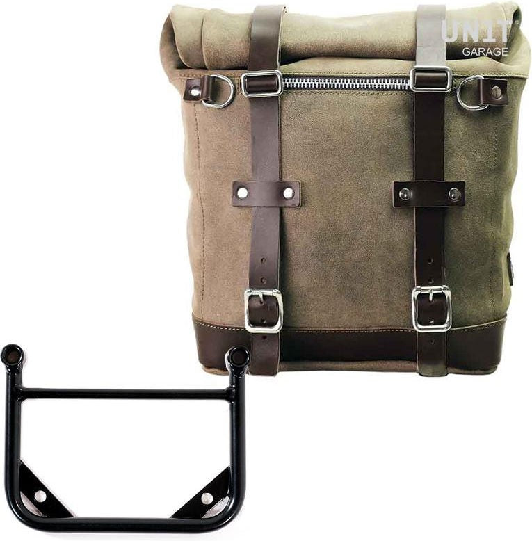 Unit Garage Waxed suede side pannier Scram 22L-30L + Universal frame | U202-1006