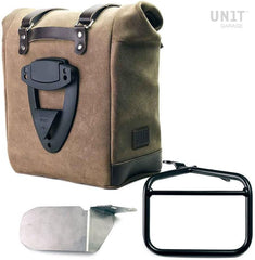 Unit Garage Waxed suede side pannier Scram 22L-30L + Right subframe Ducati Scrambler | U202-1007DX