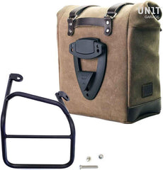 Unit Garage Waxed suede side pannier Scram 22L-30L + Right Subframe Ducati Scrambler 1100 | U202-1010DX