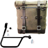 Unit Garage Waxed suede side pannier Scram 22L-30L + Right Subframe Triumph T100 (2017 until now) | U202-1011DX