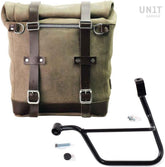 Unit Garage Waxed suede side pannier Scram 22L-30L + Left Subframe Triumph T100 (2017 until now) | U202-1011SX