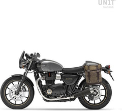 Unit Garage Waxed suede side pannier Scram 22L-30L + Left Subframe Triumph Street 900 Series (2017 until now) | U202-1013SX