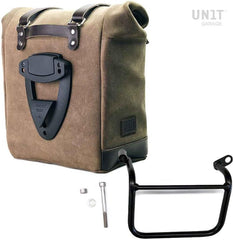 Unit Garage Waxed suede side pannier Scram 22L-30L + Left Subframe Triumph Scrambler 1200 XC_XE (2019 until now) | U202-1019SX