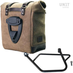 Unit Garage Waxed suede side pannier Scram 22L-30L + Left Subframe Kawasaki Z900RS | U202-1021SX
