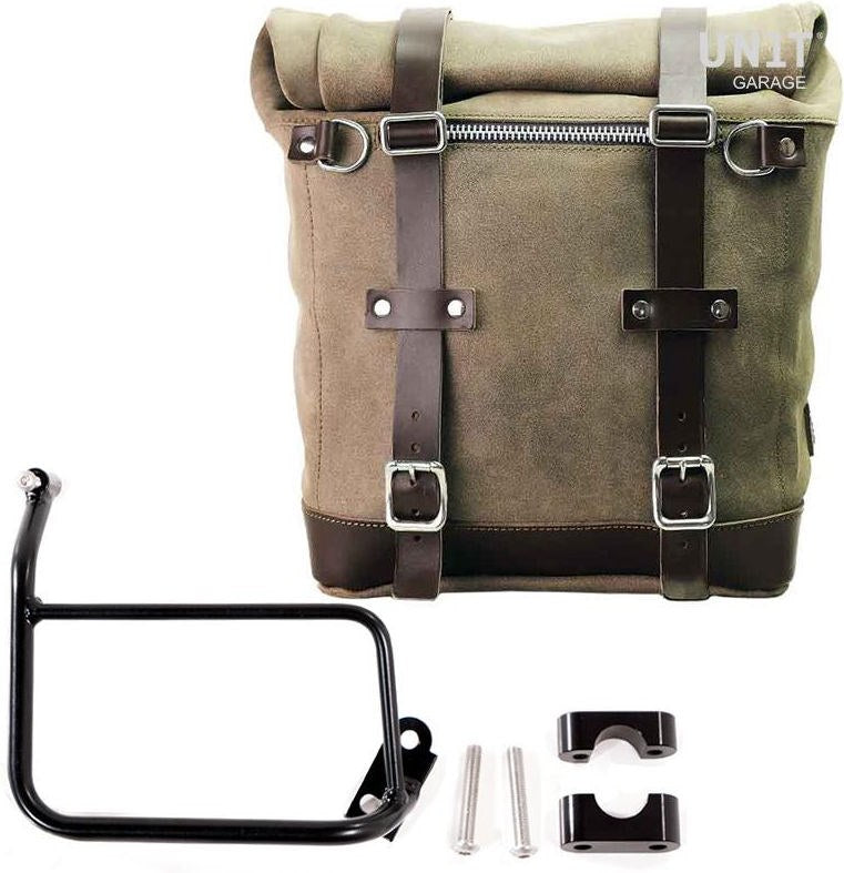 Unit Garage Waxed suede side pannier Scram 22L-30L + Subframe R1200 GS | U202-1229