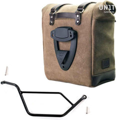 Unit Garage Waxed suede side pannier Scram 22L-30L + Right subframe Bmw GS 850/1100/1150 e AD | U202-1524DX