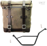 Unit Garage Waxed suede side pannier Scram 22L-30L + Left subframe Bmw GS 850/1100/1150 e AD | U202-1524SX