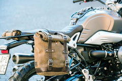 Unit Garage Waxed suede side pannier Scram 22L-30L + Subframe NineT Series | U202-1620