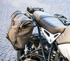 Unit Garage Waxed suede side pannier Scram 22L-30L + Double Subframe NineT | U202-1626-A2