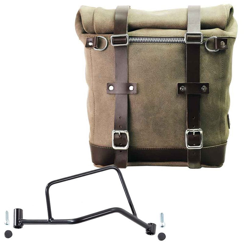 Unit Garage Waxed suede side pannier Scram 22L-30L + Right Subframe R 1200 R LC | ug-U202-2101DX