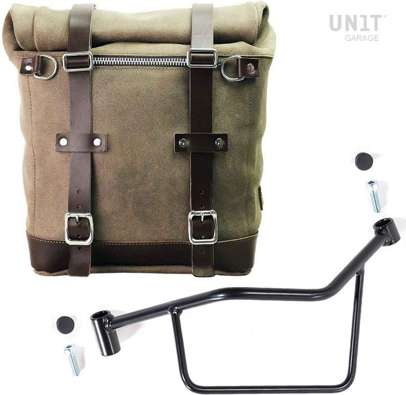Unit Garage Waxed suede side pannier Scram 22L-30L + Left Subframe R 1200 R LC | U202-2101SX