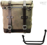 Unit Garage Waxed suede side pannier Scram 22L-30L + Left Subframe Guzzi V85 TT | U202-2251SX
