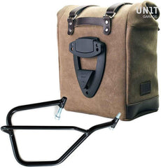 Unit Garage Waxed suede side pannier Scram 22L-30L + Right Subframe Yamaha | U202-2504DX