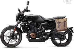 Unit Garage Waxed suede side pannier Scram 22L-30L + Subframe husqvarna svartpilen 701 | U202-3002