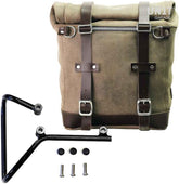 Unit Garage Waxed suede side pannier Scram 22L-30L + Subframe husqvarna svartpilen 701 | U202-3002