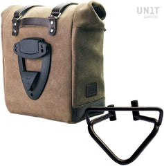 Unit Garage Waxed suede side pannier Scram 22L-30L + Left Subframe husqvarna 401 (2020 until now) | U202-3003SX
