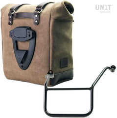 Unit Garage Waxed suede side pannier Scram 22L-30L + Left Subframe Yamaha | U202-3208SX