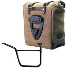 Unit Garage Waxed suede side pannier Scram 22L-30L + Right Subframe Pan America 1250 | U202-3304DX