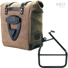 Unit Garage Waxed suede side pannier Scram 22L-30L + Left Subframe Sportster S 1250 | U202-3320SX