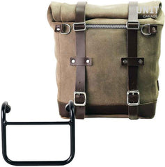 Unit Garage Waxed suede side pannier Scram 22L-30L + Subframe R18 for Straight pipe exhaust | U202-3400