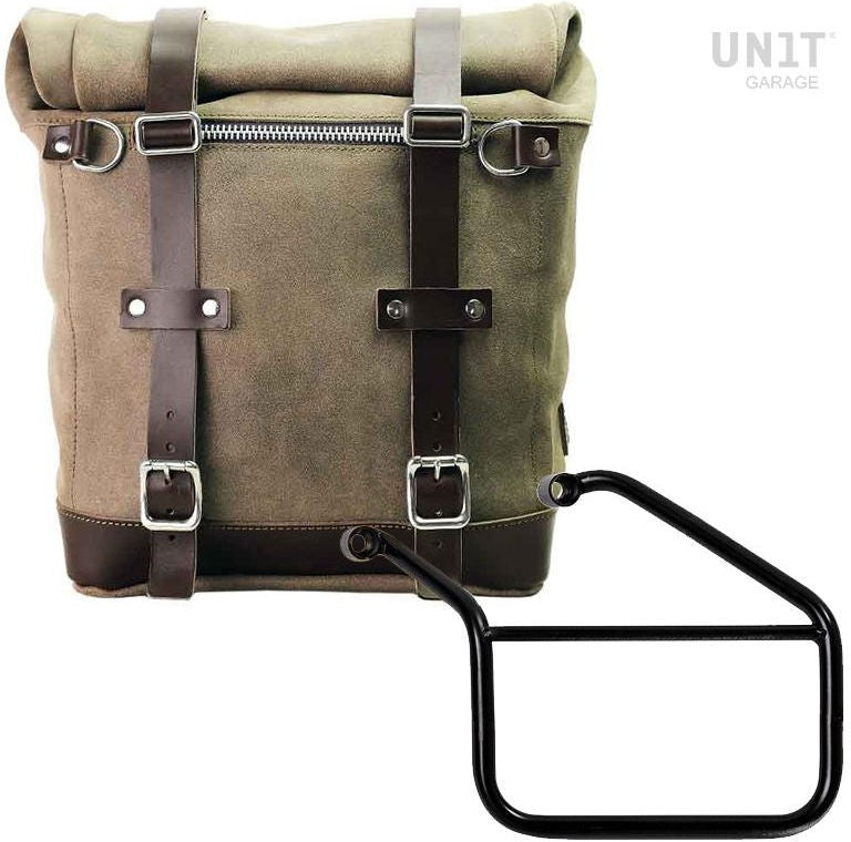 Unit Garage Waxed suede side pannier Scram 22L-30L + Left Subframe Triumph Trident 660 | U202-3500SX