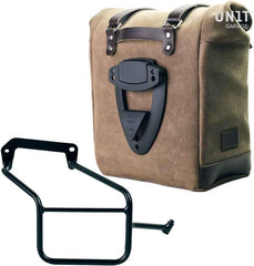 Unit Garage Waxed suede side pannier Scram 22L-30L + Right Subframe Aprilia Tuareg 660 | U202-3600DX