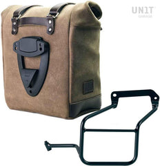 Unit Garage Waxed suede side pannier Scram 22L-30L + Left Subframe Aprilia Tuareg 660 | U202-3600SX