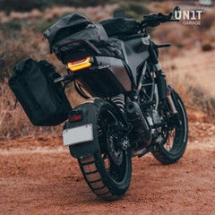 Unit Garage Khali side pannier in TPU + Left Subframe husqvarna 401 (2020 until now) | UG001-3003SX