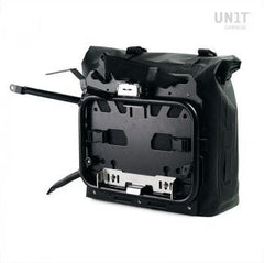 Unit Garage Khali side pannier in TPU 35L - 45L + Aluminum plate mountable on Atlas or similar frame | UG002-AL0-atlas-or-similar-frame