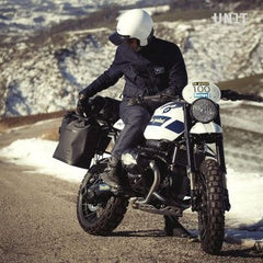 Unit Garage Khali side pannier in TPU 35L - 45L + Aluminum plate mountable on Atlas or similar frame | UG002-AL0-atlas-or-similar-frame
