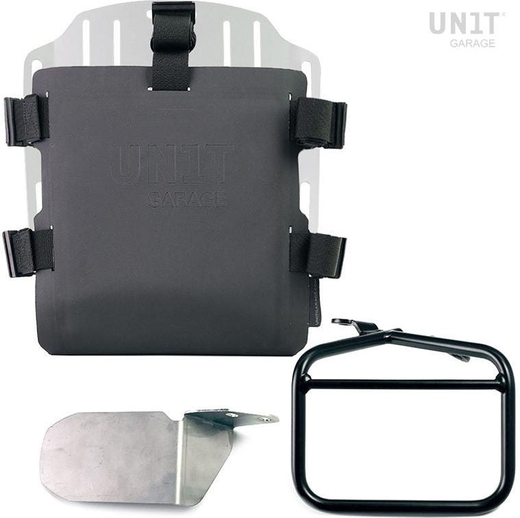 Unit Garage Aluminum bag holder with adjustable front in Hypalon and Quick Release System + subframe | UG007-U000-1007DX